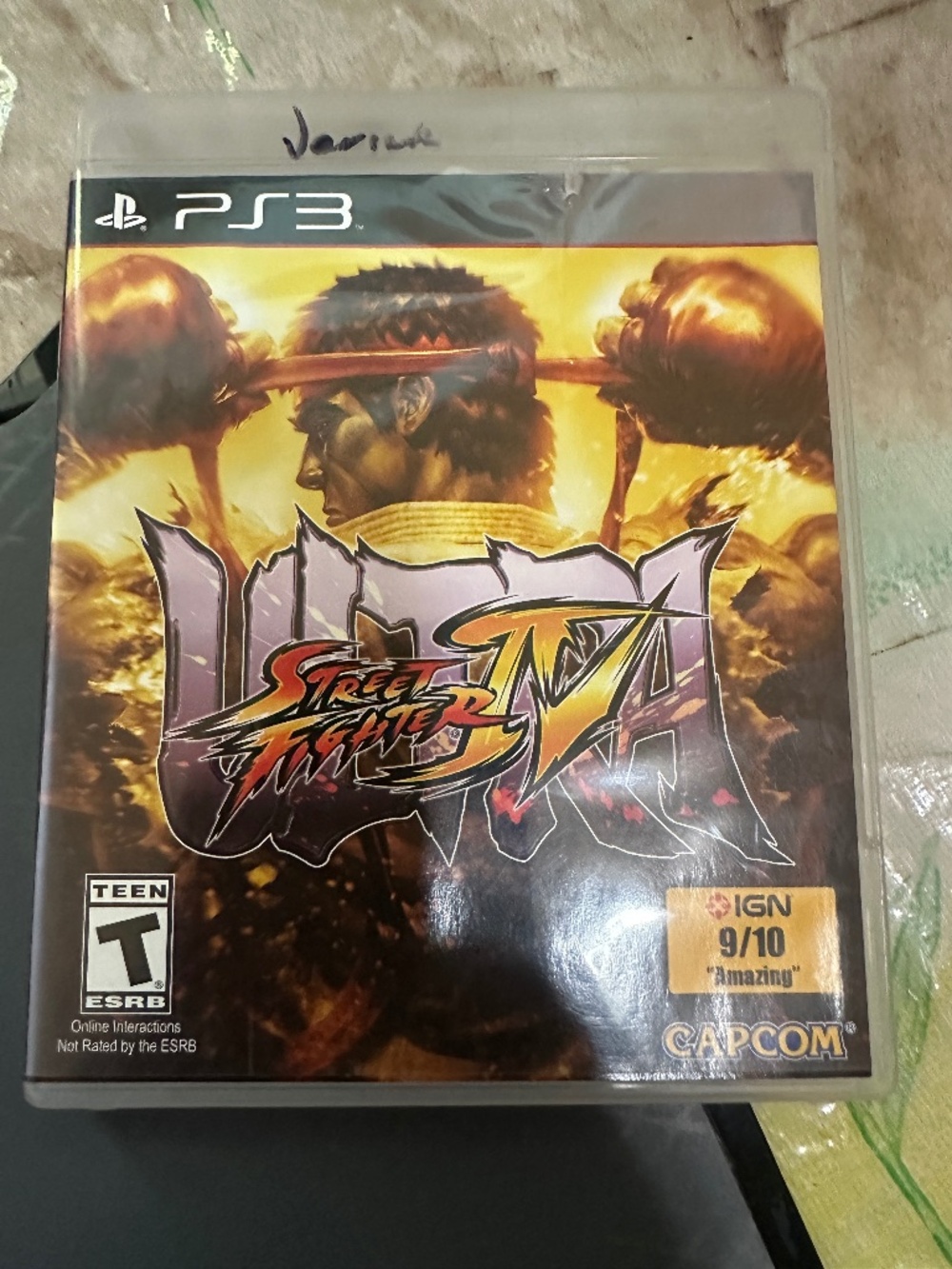 Ultra Street Fighter IV (Sony Playstation 3) PS3 Tested Authentic No Manual